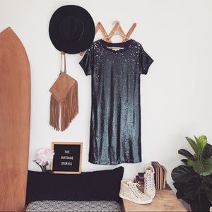ANTHROPOLOGIE’S Moulinette Soeurs sequin dress